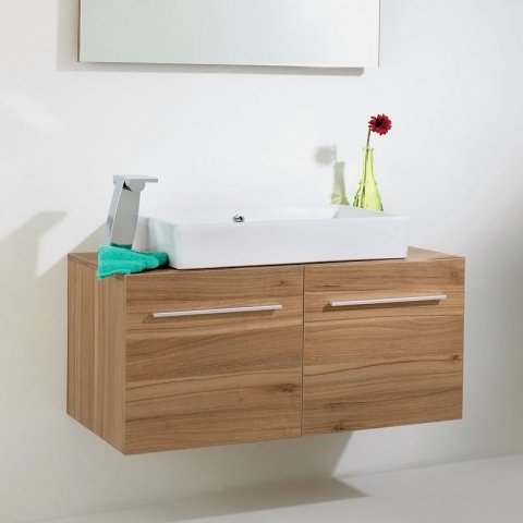 wooden base vanity unit