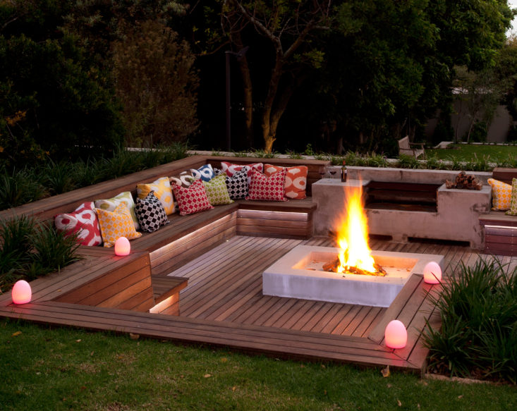 Sunken Square Fire Pit