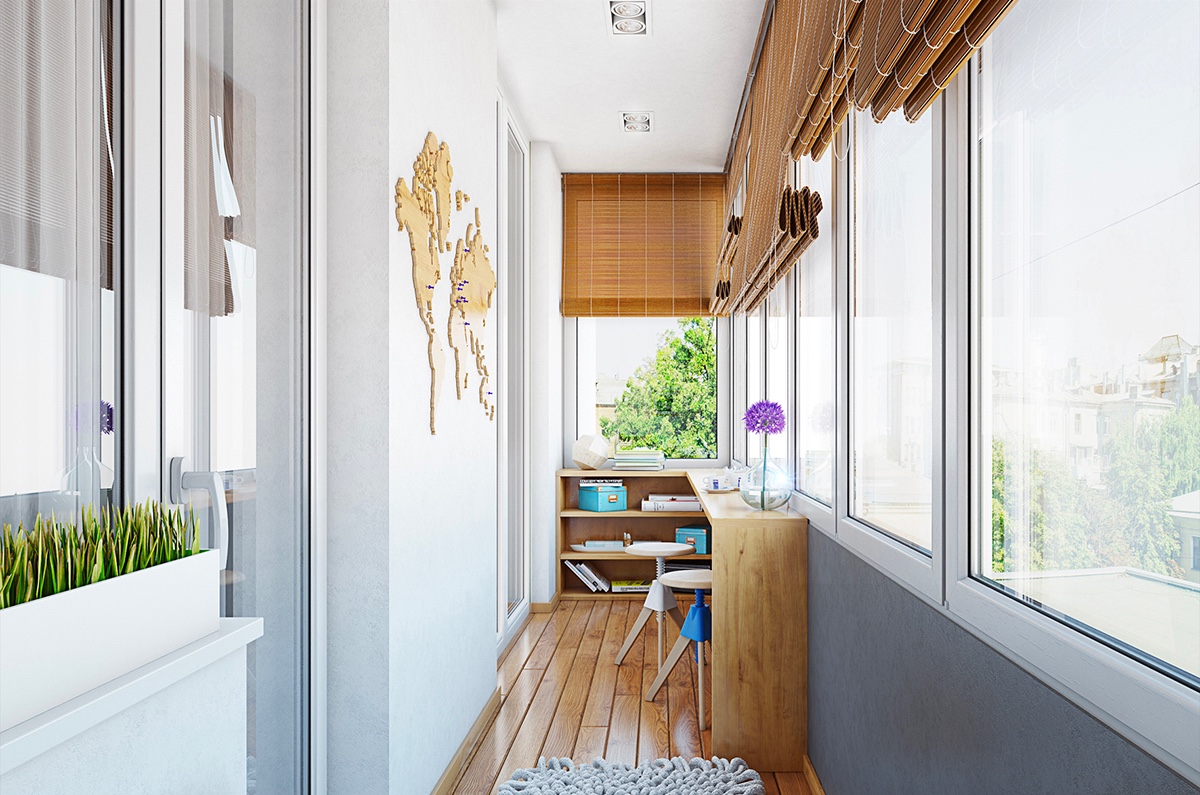 narrow-hallway-wood-map-windows-office