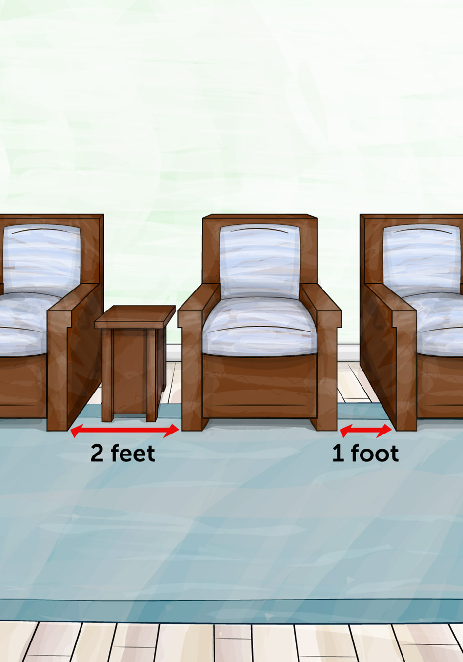 space-between-armchairs