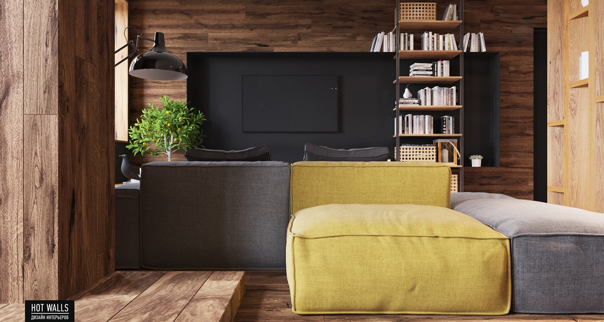 중국-주택-black-wall-tv-mounted-industrial-book-shelf.jpg