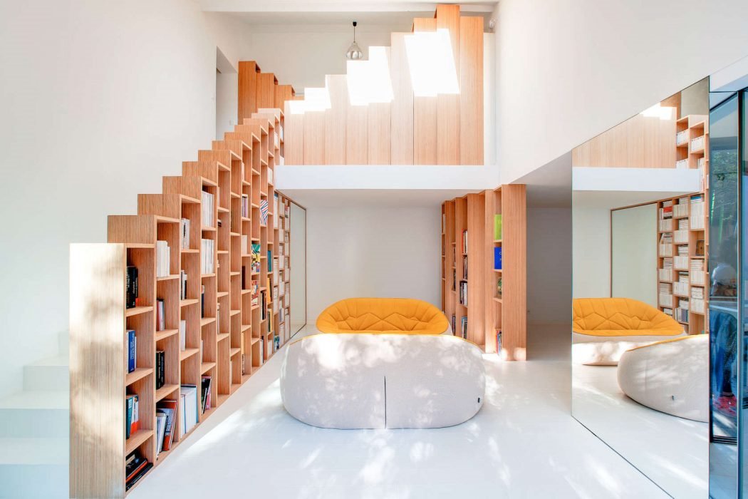 프랑스 bookshelf house 주택 1