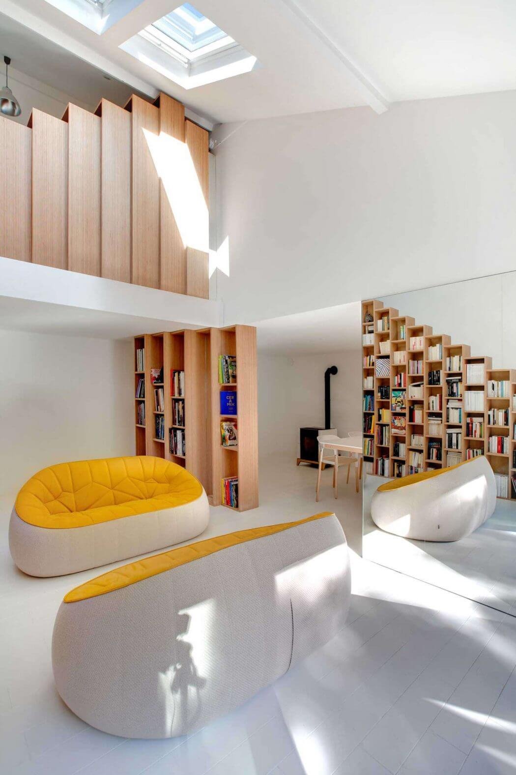 프랑스 bookshelf house 주택 8