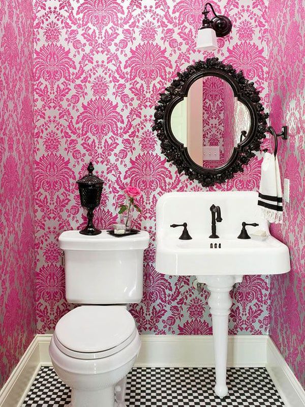 pink white and black