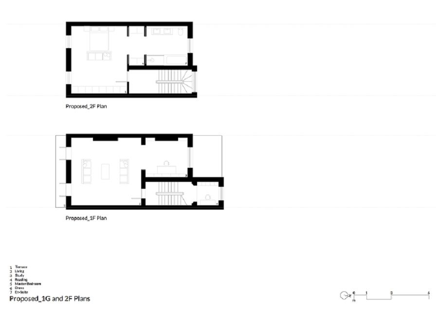 Norland Square Plan 1F 2Fprime architecture 프라임 아키텍쳐