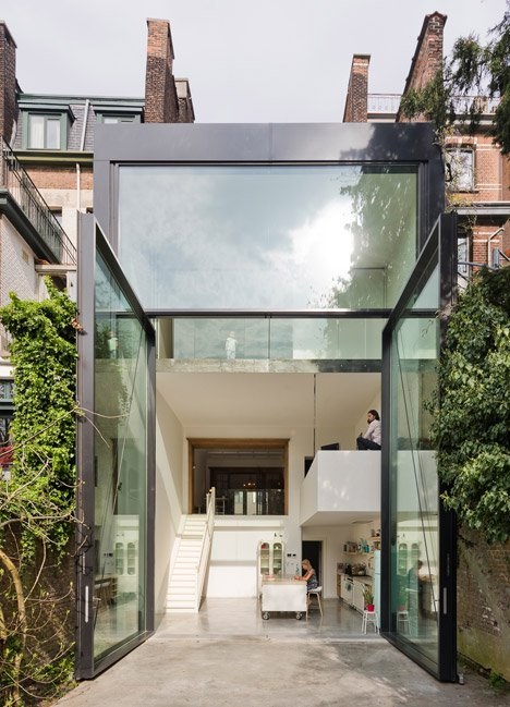 벨기에 가장 큰 유리문 집 Antwerp townhouse LALO by SculpIT 5