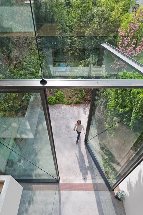 벨기에 가장 큰 유리문 집 Antwerp townhouse LALO by SculpIT 8