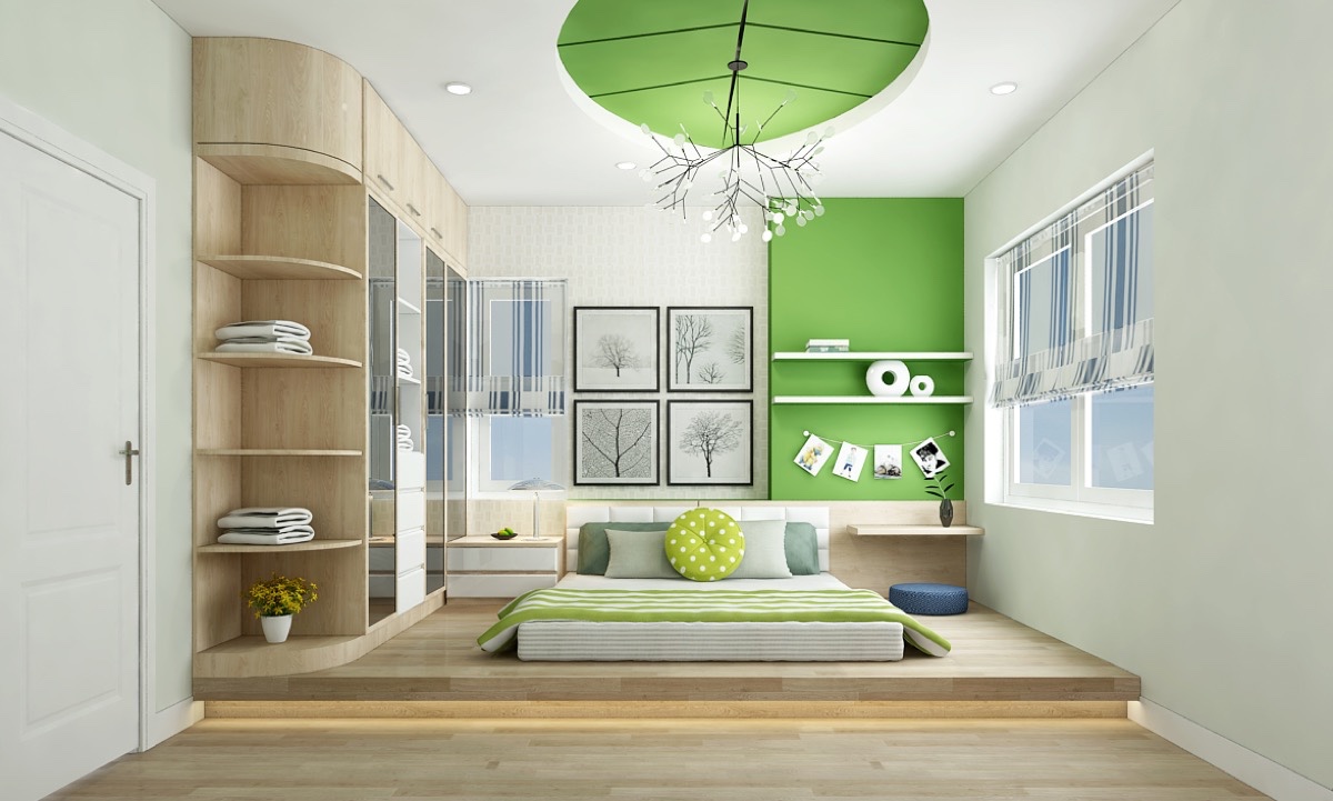 cute low bed designs