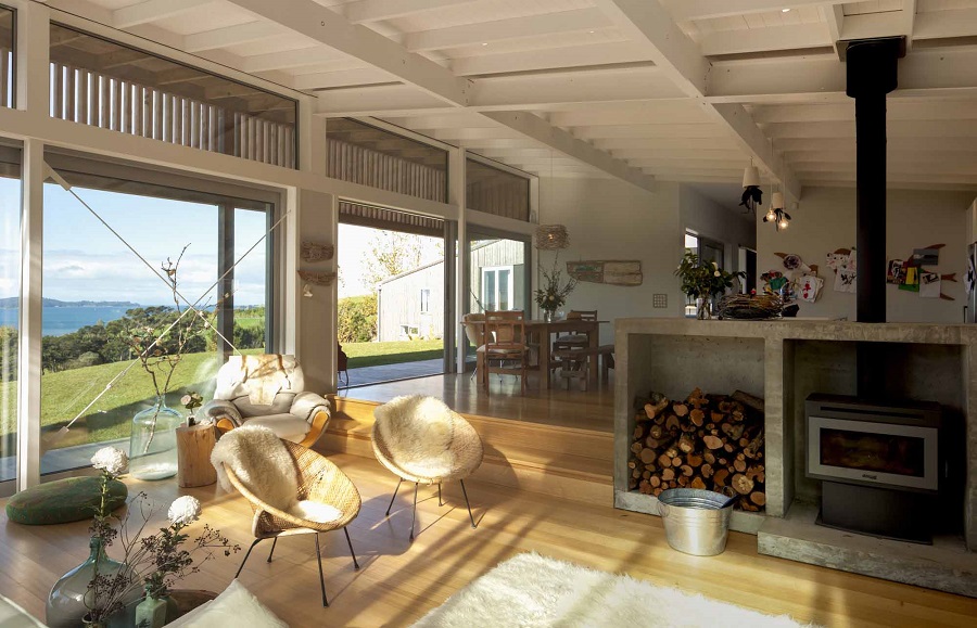 뉴질랜드 스넬스 비치 brick bay house snells beach 11