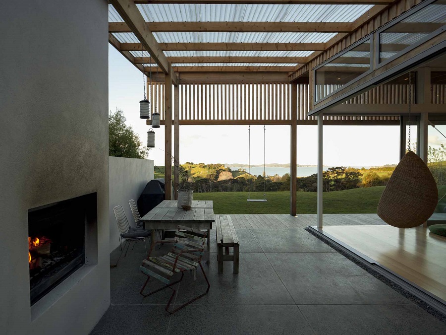뉴질랜드 스넬스 비치 brick bay house snells beach 17