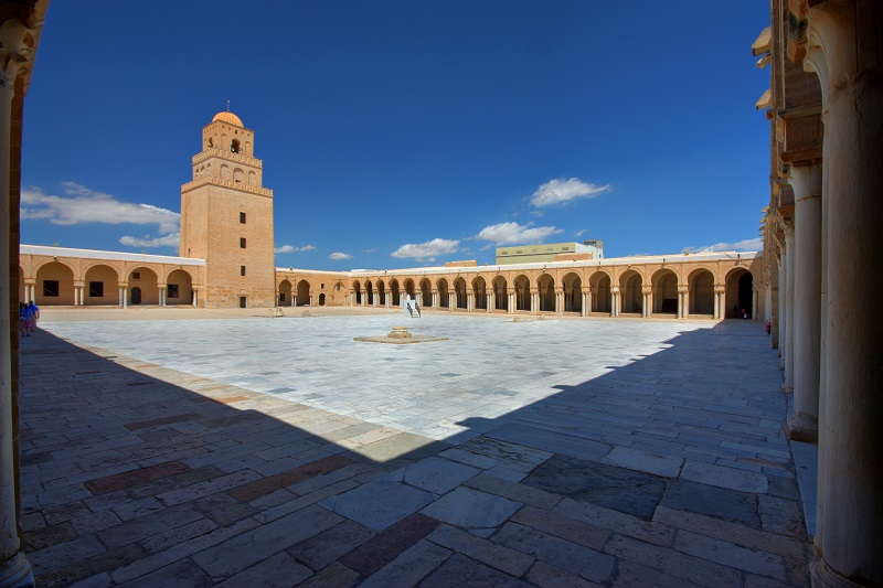 코트야드 뜻 공공 장소 the Great Mosque of Kairouan