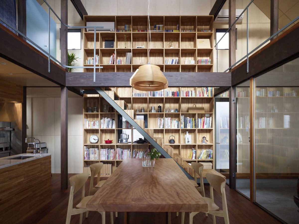 독특한 일본 주택 A House Made of Two 12