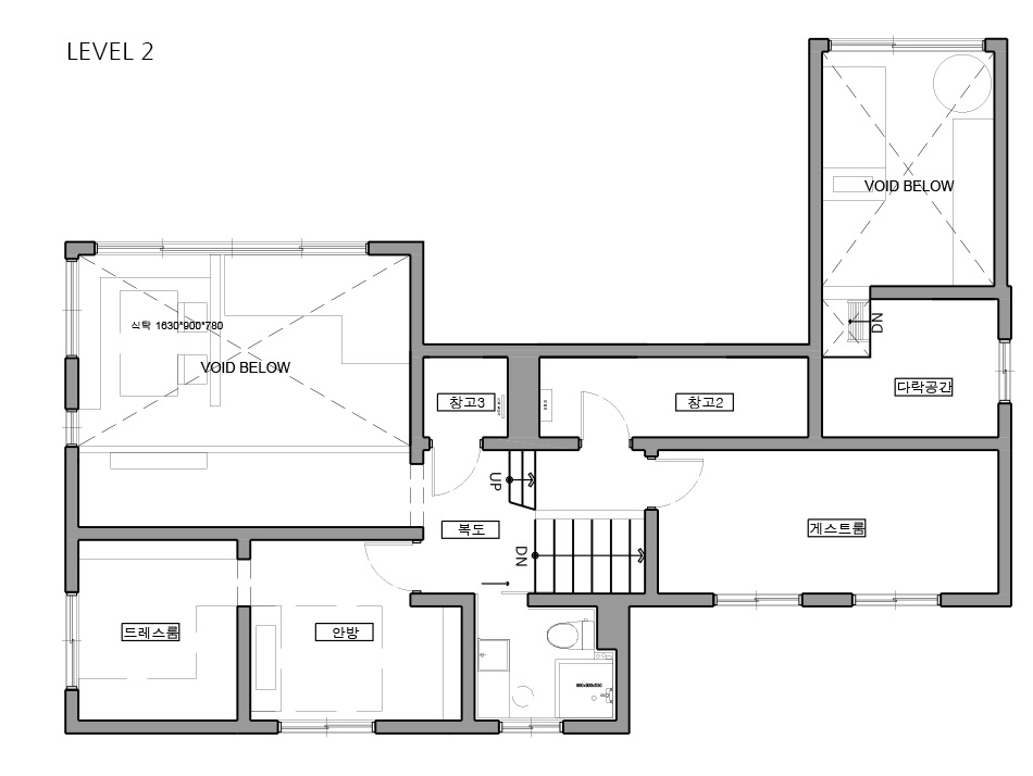 평창동주택리모델링 Plan LEVEL 2
