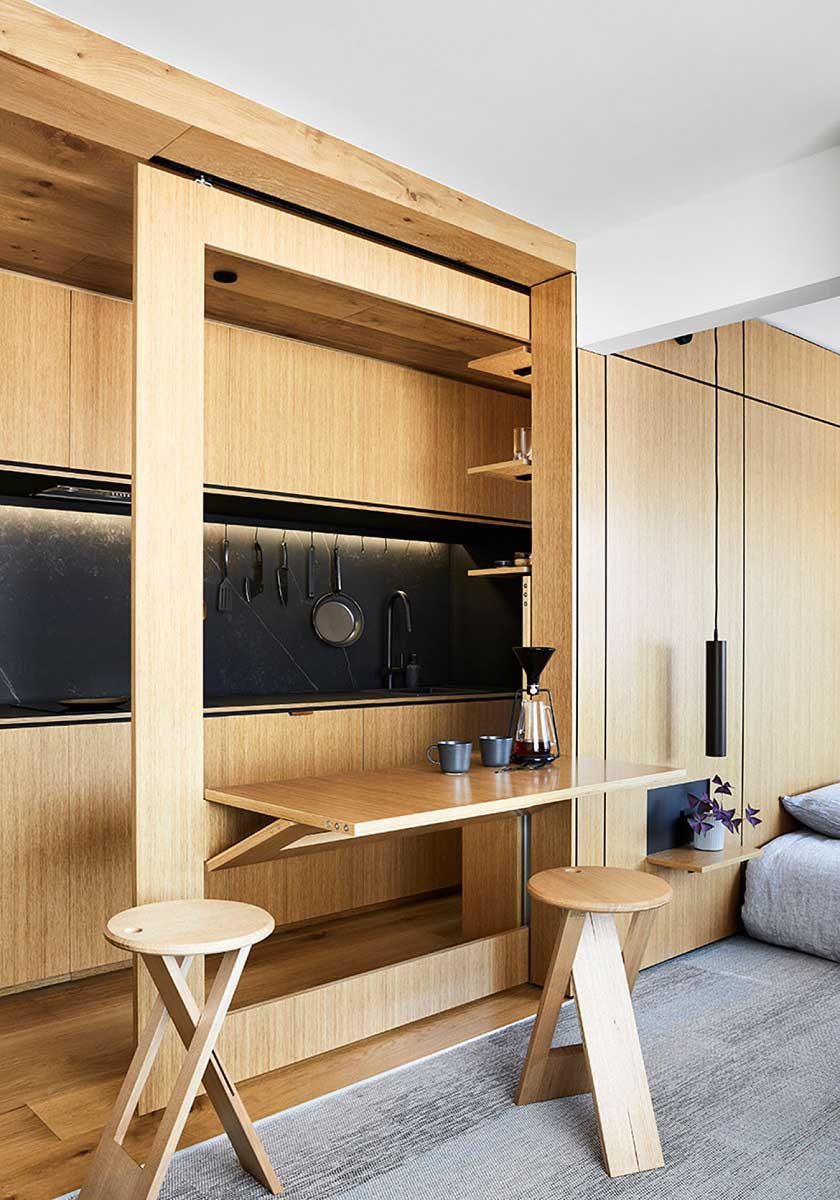 멜번 소형 아파트 원룸 아파트 스튜디오 아파트 Type Stree Apartment Tsai Design cc Tess Kelly 5
