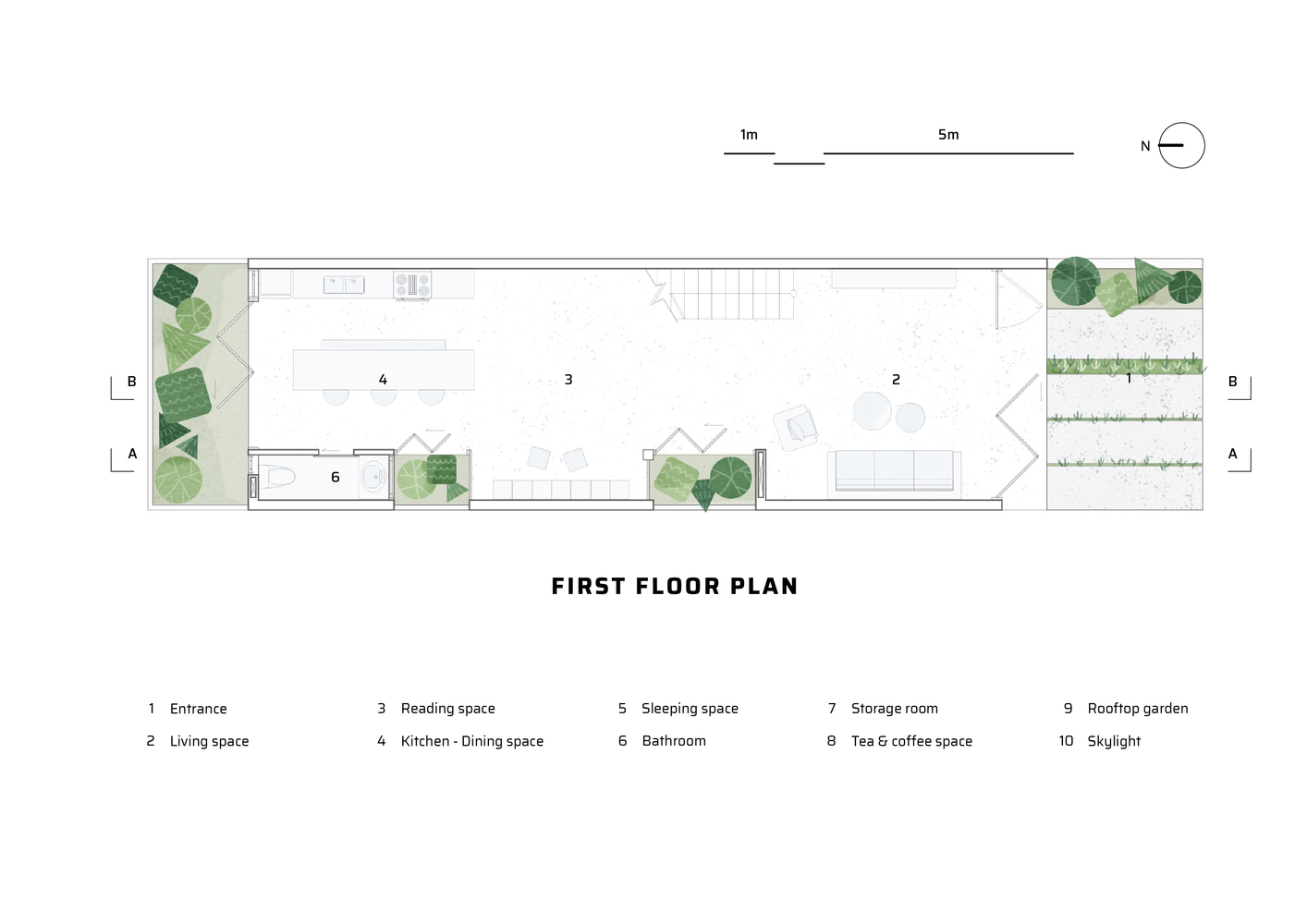 베트남 ha주택 도면 Floor Plan 1