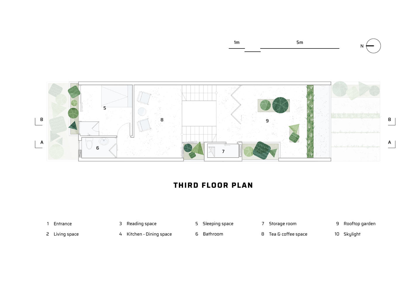 베트남 ha주택 도면 Floor Plan 3