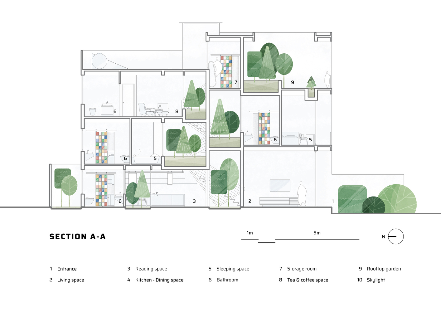 베트남 ha주택 도면 Floor Plan 4