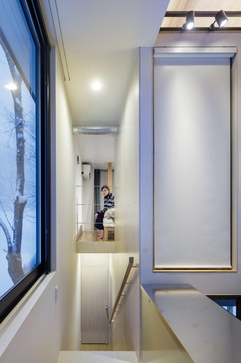 일본 스플릿 플로어 오픈 스페이스 개조 주택 lake house 7