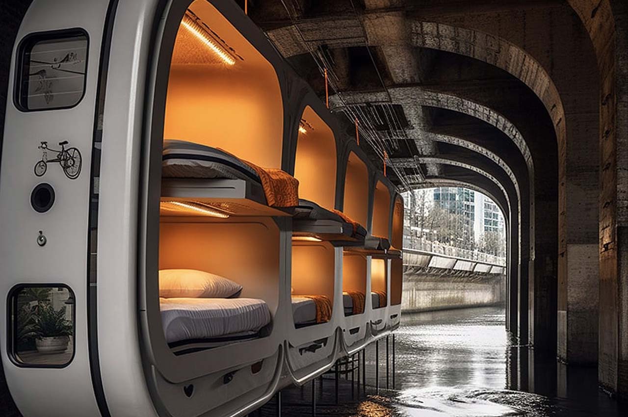 집없는 사람을 위한 휴식 공간 living pods for homeless people 2 1