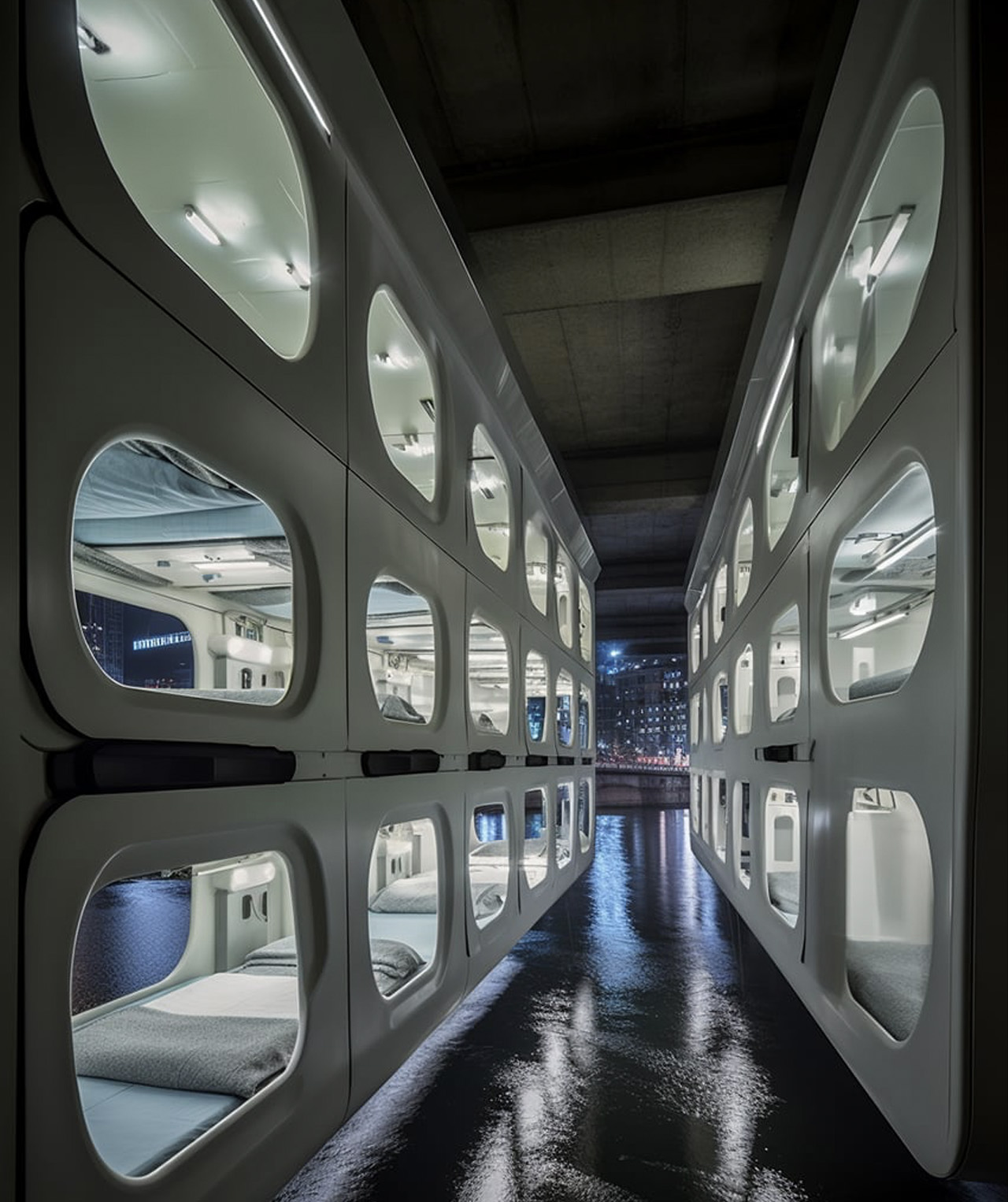 집없는 사람을 위한 휴식 공간 living pods for homeless people 6 1
