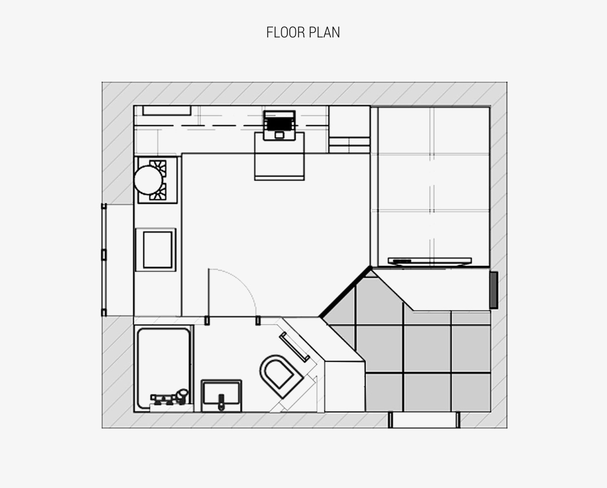 우크라이나 원룸 아파트 ukrain studio arpartment 9