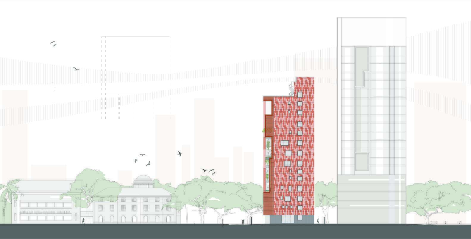SARVASVA Building SPASM Design Architects 인도주택 14