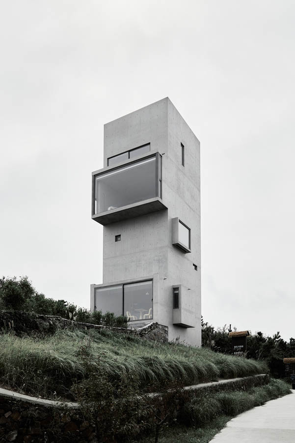Cliff Cafe and Tower House TAO TARCE ARCHITECTURE OFFICE phm zine 중국 노출콘크리트 게스트 하우스 11