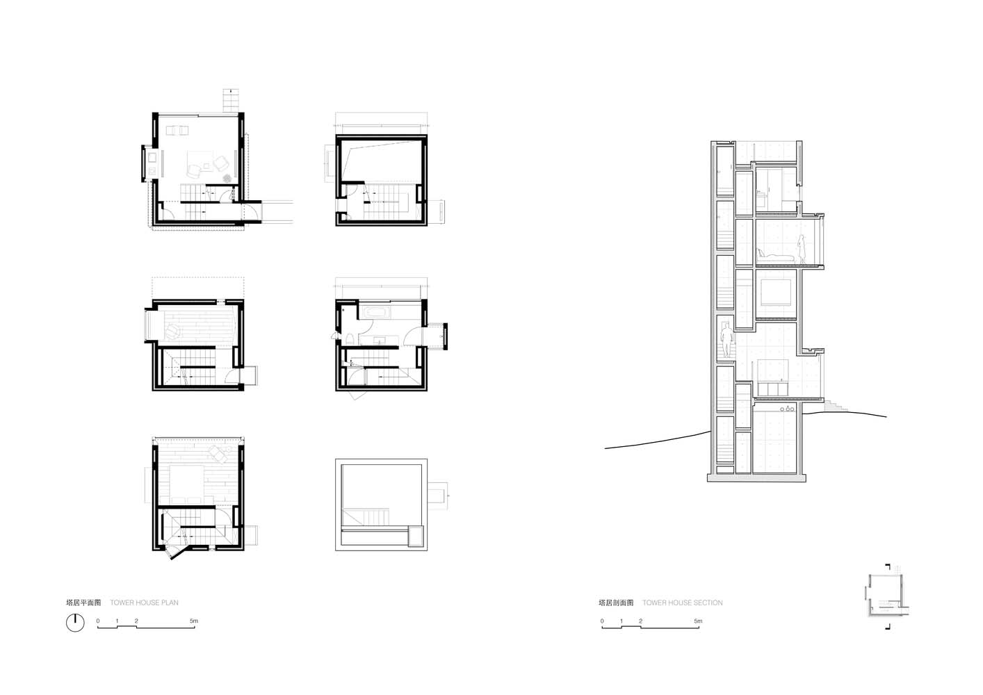 Cliff Cafe and Tower House TAO TARCE ARCHITECTURE OFFICE phm zine 중국 노출콘크리트 게스트 하우스 24