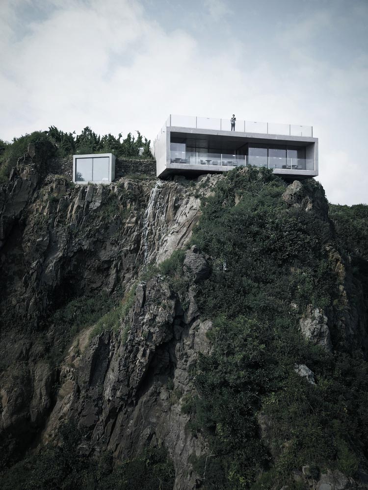 Cliff Cafe and Tower House TAO TARCE ARCHITECTURE OFFICE phm zine 중국 노출콘크리트 게스트 하우스 5