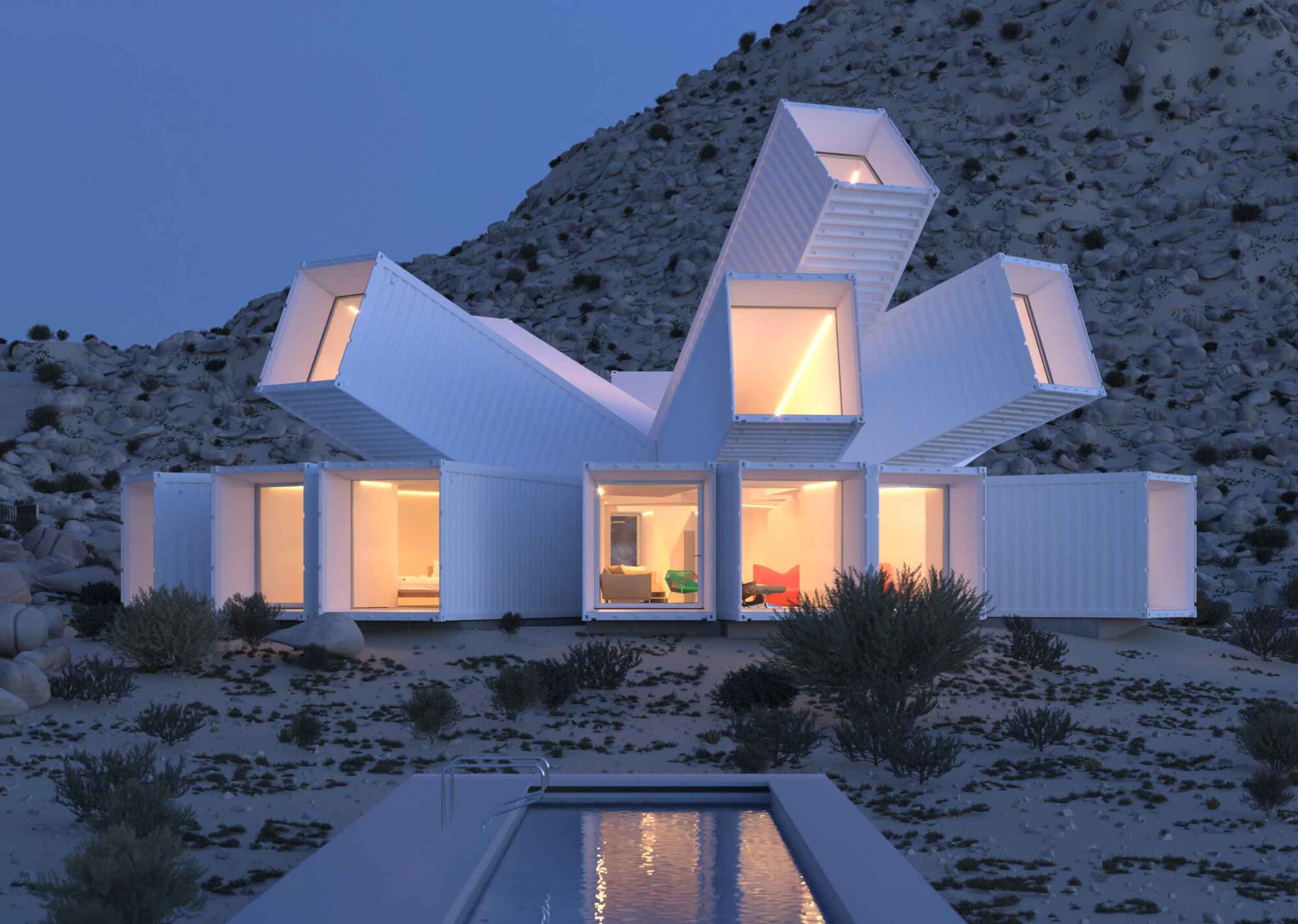starburst house WHITAKER STUDIO 컨테이너 하우스 15