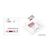 주방 동선을 정리한 다이어그램
