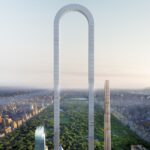 The Big Bend tower over Central Park New York