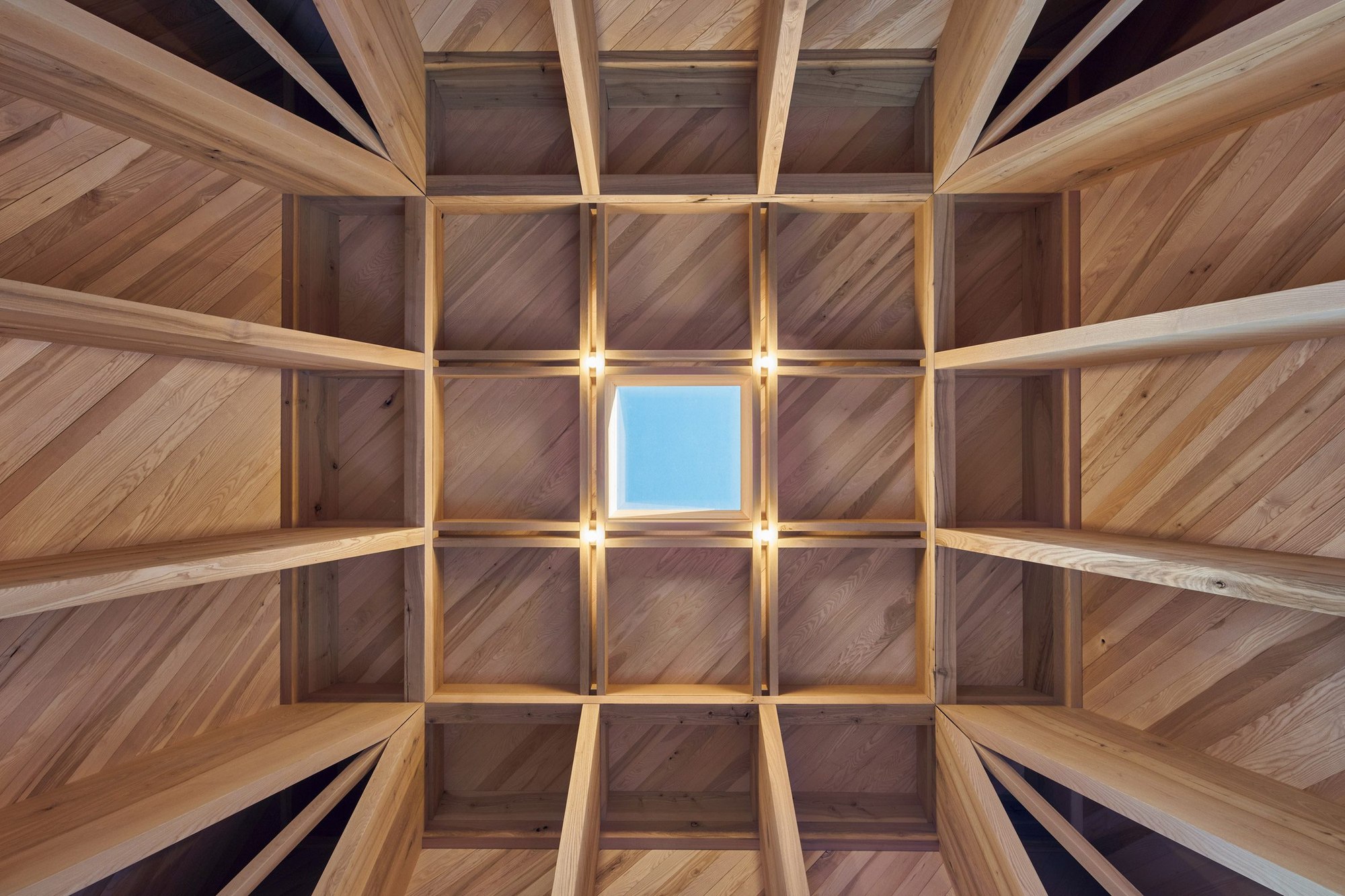 anton ii coffered ceiling skylight
