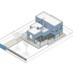 The Blue House 액소노메트릭 도면