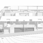 Bridge House 지붕 평면도