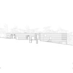 Frame House 종단면도