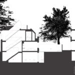 Garden Laneway House 단면도