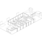 House with a large porch 액소노메트릭 2