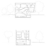 Massy Conservatoire 단면도