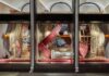 Space Popular가 퀼트로 꾸민 런던 Hermès Maison 쇼윈도