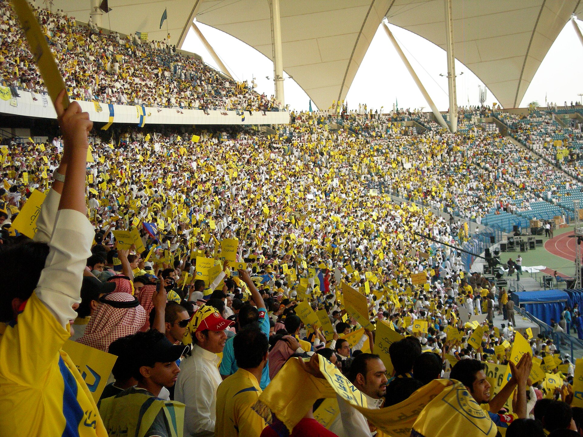 리야드 King Fahd International Stadium 관중석 전경