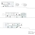 Casa Ortega 단면도