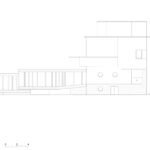 Ring House 동측 입면도