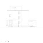 Ring House 북측 입면도