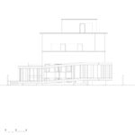 Ring House 남측 입면도