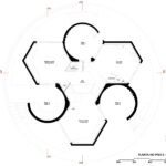 Trefoil House 1층 평면도