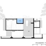 Trefoil House 횡단면도 C