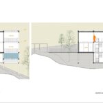 White Modular House 단면도