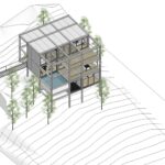 White Modular House 액소노메트릭